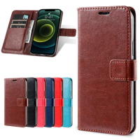 Card Holder Leather Case for Xiaomi Redmi Note 12 Pro Note12 4G 5G Global Leather Cover Retro Wallet Case Business Fundas Coque
