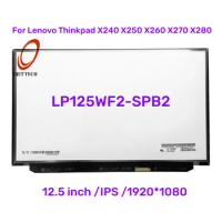 Original LP125WF2-SPB2 LP125WF2 SPB2 For Lenovo Thinkpad X240 X250 X260 X270 X280 FHD IPS LED SCREEN with FRU 00HM745 EDP 30pin