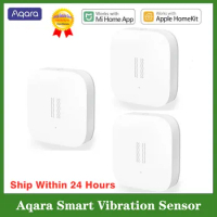 Aqara Vibration Sensor Zigbee Wireless Mini Glass Break Detector for Alarm System and Smart Home Automation Apple HomeKit