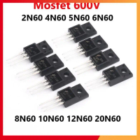 Mosfet 2N60 4N60 5N60 6N60 8N60 10N60 12N60 20N60 600V lưng nhựa chất lượng tốt 2A, 4A, 5A, 6A, 8A, 