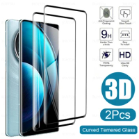 2Pcs 3D Curved Screen Protector For Vivo X100 Pro X100Pro vi vo X 100 100X Tempered Glass Clear Protective Film Full Protection