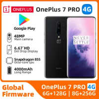Oneplus 7 Pro Mobile Phone 4G LTE 6.67" 8GB RAM 256GB Dual SIM Card Full Screen Snapdragon 855 Original used phone