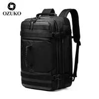 OZUKO New Man Backpack Multifunction 15.6 inch Laptop Men Backpacks Large Capacity Fashion Male Mochila Waterproof Travel Bag
