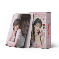 Bộ 55 thẻ ảnh IVE ATELIEP: SECRET BE ALRIGHT (Wonyoung), SCOUT, EMPATHY, ATTITUDE, DIVE INTO CRUSH, 
