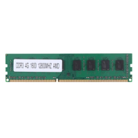 DDR3 4GB Memory Ram PC3-12800 1.5V 1600Mhz 240 Pin Desktop Memory DIMM Unbuffered And Non-ECC For Desktop AMD Motherboard