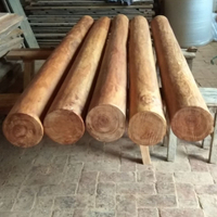 老榆木圓木柱直徑長以定製