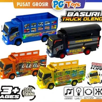 PGTOYS Mainan Anak Truk Oleng Dump Truck Bump Go Polisi Pertamina Animal Hewan ada Lampu dan Musik B