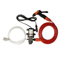 50% Dropshipping!!Portable 70W 130PSI 12V High Pressure Self-Priming Car Wash Pump Cleaning Tool