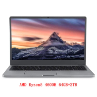 【Super Deal】15.6 Inch Gaming laptops AMD Ryzen5 4600H Windows10/11Pro Full-function Type-C interface Fingerprint Unlock WIFI BT