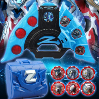 Mô hình nhân vật hành động Ultraman Zetto Acousto Optic Ultra Z Riser Ultra Medal Access Card màu xa