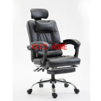 Home Office Reclining Boss Chair Lift Swivel Chair Massage Footrest Executive Chair Lunch