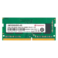 【Transcend 創見】JetRam DDR4 3200 4GB 筆記型記憶體(JM3200HSD-4G)