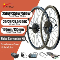 Electric Bike Kit 36V 48V 250W 350W 500W Ebike Electric Bicycle kit 20 24 26 27.5 inch 700C front rear electric wheel hub motor
