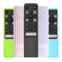 Silicone Case for TCL RC802V FNR1 Voice Remote Shockproof Protective Cover for TCL TV 40S334 50S434 55S434 75S434 40S330 70S43