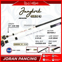 JORAN RELIX NUSANTARA JANGKRIK GEN 3 562 | MEDIUM LIGHT | 14 LB | 17 LB | RING GUIDE FUJI, Ukuran 14