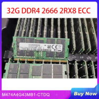 1 PCS Workstation Laptop Memory For Samsung 32GB 32G DDR4 2666 2RX8 ECC M474A4G43MB1-CTDQ