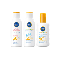 【妮維雅】專業級防曬乳系列 SPF50 200mlx2入(光敏感測試/敏弱益膚)