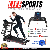 Lifesports LIFESPORTS - New Alat Olahraga Fitness Gym Walking Pad Treadmill Listrik Elektrik Lifesports LS 1810