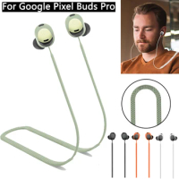 Silicone Anti Lost Rope Sweatproof Bluetooth Headphone Neck Strap For Google Pixel Buds Pro Headphones Case Holder Cord String