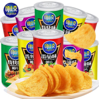 Kebick Potato Chips 45g Small Cans Affordable Portable One Whole Potato Chips Snacks