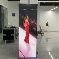 MDS Led Poster Case Wifi Control Poster Led Display P1.86 P2 P2.5 Poster Stand Customized OEM Outdoor Video Full Color