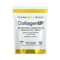 美國California Gold Nutrition海洋膠原蛋白肽+維他命C+透明質酸 ,206克