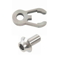 Handlebar Retainer Silver Titanium Alloy With Bolt Rust Resistant For Brompton Folding Bike 12G