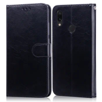 For Redmi Note 7 Case Xiaomi Redmi 7 Leather Flip Wallet Case For Xiaomi Redmi Note 7 Pro Case For Redmi7 Note 7 Coque Fundas