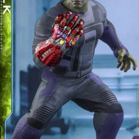 39.5cm 6/1 Avengers League 4 Final Battle Hot toys Hulk Warrior Mobile 4.0 with Nano Gloves Mobile Doll Handmade Model