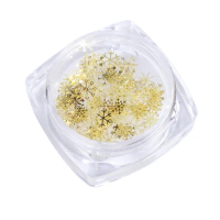 Mini Mixed Snowflake Charm UV Frame Resin Jewelry Filling Epoxy Resin Casting Decor Material Resin Jewelry Making Supplies