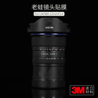 For LAOWA12 F2.8 Lens Protection Film Sticking Paper Skin Pattern 12 F2.8 Carbon Fiber 3M Canon RF Port EF Port Nikon F Port