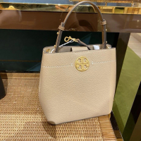 湯麗柏琦 - Tory Burch 144031 Felix Bucket Bag 皮革 水桶包 斜背包 白色 1pc