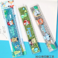 2025 Astronaut New Flowing Sand Ruler Creative Cartoon Cute Ins Style Student Exam Drawing Straight 