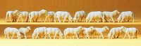 Mini 預購中 Preiser 14161 HO規 Sheep 綿羊.15隻