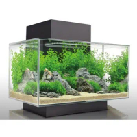 Cylinder Acrylic Fish Aquarium Tank Sump Planter Led Large Glass Acrylic Aquarium