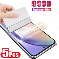 5PCS Hydrogel Film for Samsung Galaxy A54 A34 A24 A14 A04 E A04S A13 4G A23 A33 A53 A73 5G Screen Protector