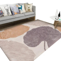 Bedroom geometric simplicity Nordic carpet