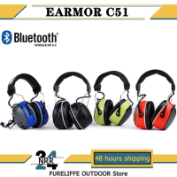 EARMOR Bluetooth C51 electronic pickup noise reduction wireless earmuffs / NRR24 tactical labor can communicate