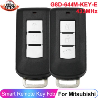 KEYECU For Mitsubishi Lancer Outlander 2010-2018 ASX G8D-644M-KEY-E 2/3 Buttons Smart Remote Car Key 433MHz ID46 PCF7952 Chip