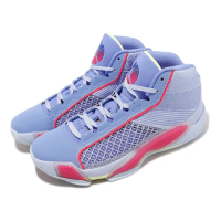 【NIKE 耐吉】籃球鞋 Air Jordan XXXVIII PF 男鞋 紫 藍 AJ38 喬丹 緩震 運動鞋(DZ3355-500)