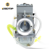 ZSDTRP 38mm 40mm Lectron High Velocity Adjustable Power Jet Carburetor with Cable for YZ250F KX250F 