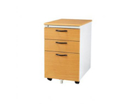 【YUDA】OA 辦公家具 ABS 活動櫃 木紋款 附文具盒/活動層板 鎖抽 抽屜櫃/收納櫃