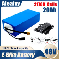 Aleaivy Original 48V 20AH Ebike Battery 48V 1500W for Electric Bike Battery for Bike Powerful Electric Bicycle Battery T &amp; XT60