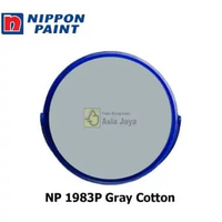 Nippon Paint Vinilex Cat Tembok Interior dan Eksterior 5 Kg (Ready semua warna) NP 1983P Gray Cotton