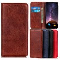 Calfskin For SONY XPERIA 1 IV Case Matte Leather Magnet Book Skin Funda Cover FOR XPERIA 10 IV Case Vintage Cell Phone Sets