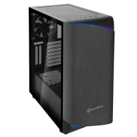 【SilverStone 銀欣】SETA A1(Micro-ATX 電腦機殼 灰色 鈦面板)