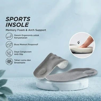 Memory Foam Insole / Insole Sepatu Empuk Insole Sneakers Empuk / Insole Sepatu / Insole Alas Kaki Se