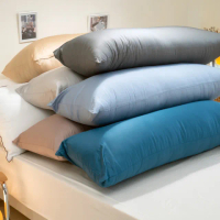 【棉床本舖】60支純棉長抱枕 台灣製 透氣純棉布 約110X40cm 靠枕/靠墊/多功能抱枕(多色可選)