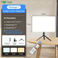 ORIGINAL TNW Lampu Foto Led Lampu Lighting Lampu Sorot Lighting Studio+Tripod Lampu Konten Kreator L