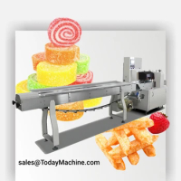 PLC Control Date ball protein bar Automatic Horizontal Wrapper Pillow Packing Machine cookie cake Flow Wrapping Machine